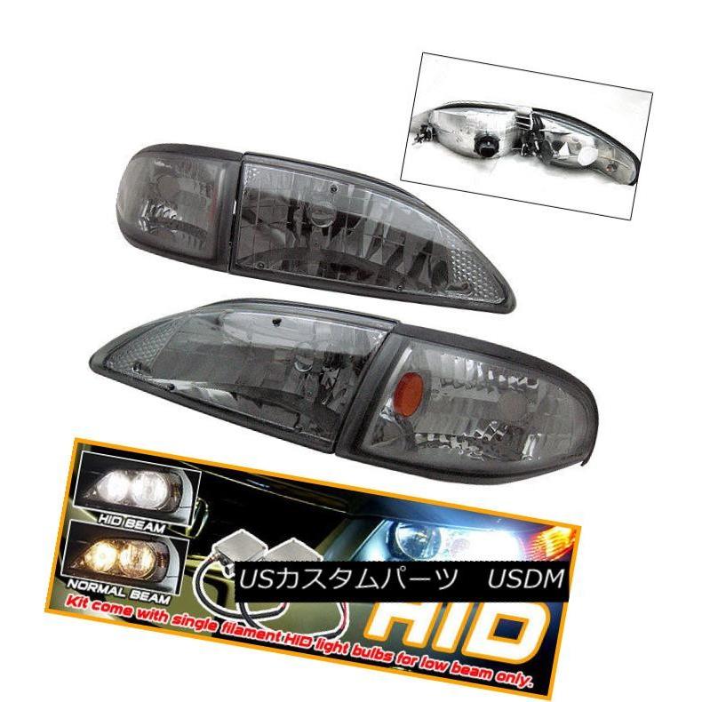 マスタング　ヘッドライト　HID LED H1 ヘッドライト キセノンHID 94-98フォードマスタングヘッドライト+