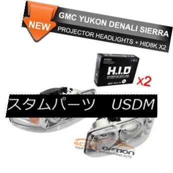 ヘッドライト フィット2セットHID 99-06シエラ・デナリ・ハロ・プロジェクター・ヘッドライト Fits 2 Set HID 99-06 Sier