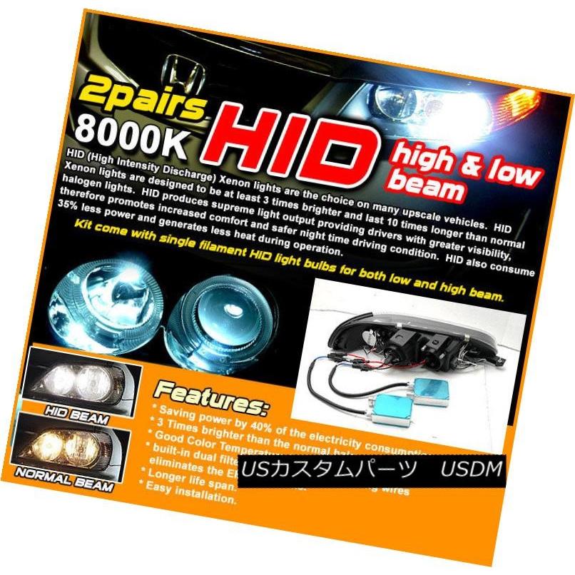 ヘッドライト フィット2セットHID 04-08マツダ3 4Dr CCFLプロジェクターヘッドライト Fits 2 Sets HID 04-08 Maの画像