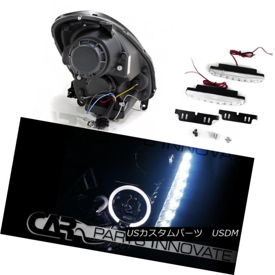 ヘッドライト 光沢のあるピアノブラック05-06 G35 LEDハロープロジェクターヘッドライト+ 8-L   EDフォグランの画像
