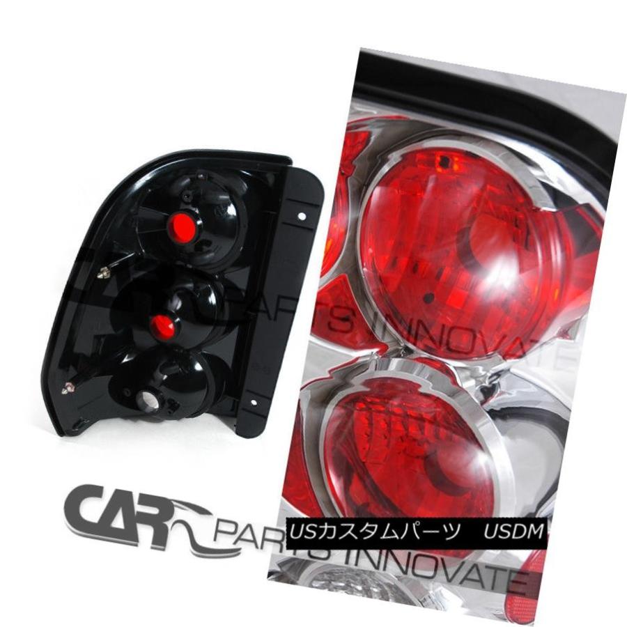 ヘッドライト 02-09 Chevy Trailblazer SMD LED DRLストリップクロームプロジェクターヘッドライト+タイ </の画像