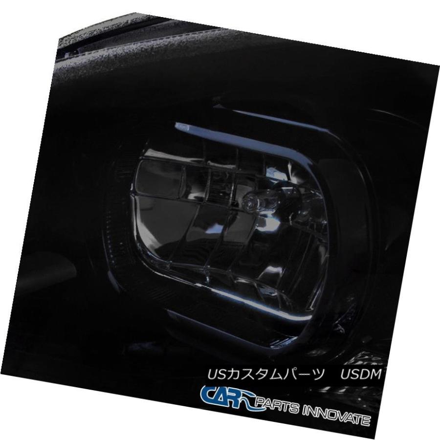 ヘッドライト Glossy Black Fit Subaru 06-07インプレッサWRX Tinted LED DRLプロジェクターヘッドライト Gの画像