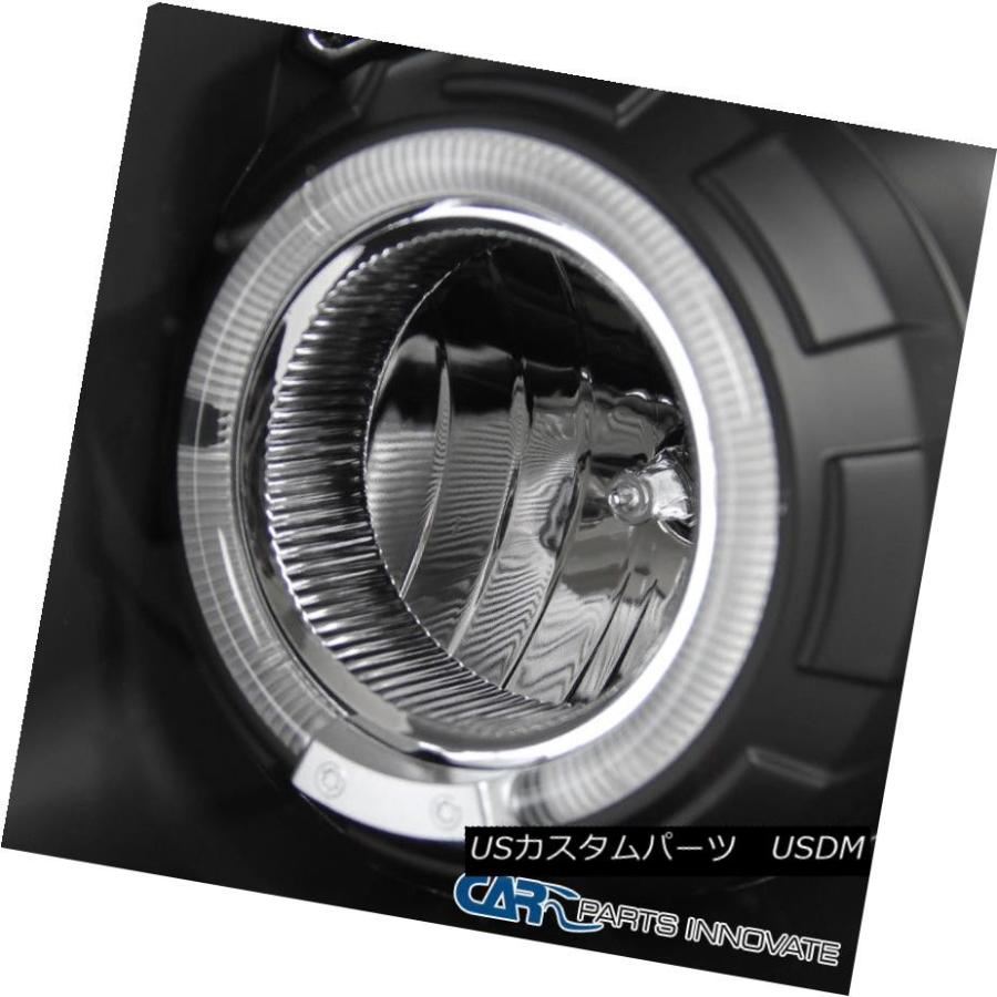 ヘッドライト 09-14 Ford F150 F-150ブラックHalo LEDプロジェクターヘッドライト+ Cle   arの画像