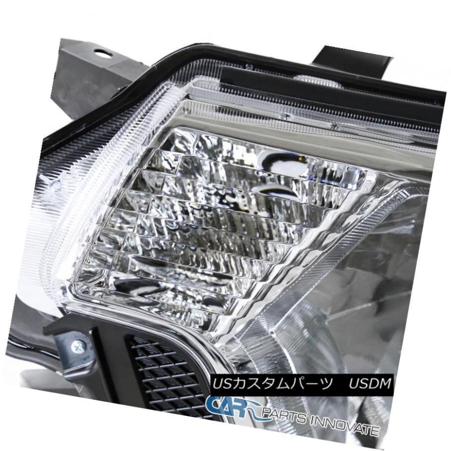ヘッドライト 12-15トヨタタコマクリアレンズヘッドライト+ SMD LEDプロジェクターバンパーフォグランプ For 12-15 Toyota Tの画像
