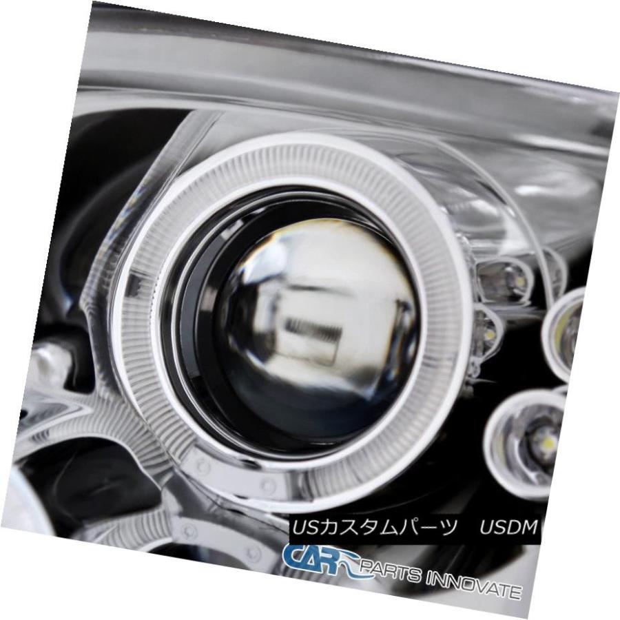 ヘッドライト 06-09 Ford Fusion Clear LED Haloプロジェクターヘッドライトヘッドランプペアを駆動する 06-09 Forの画像