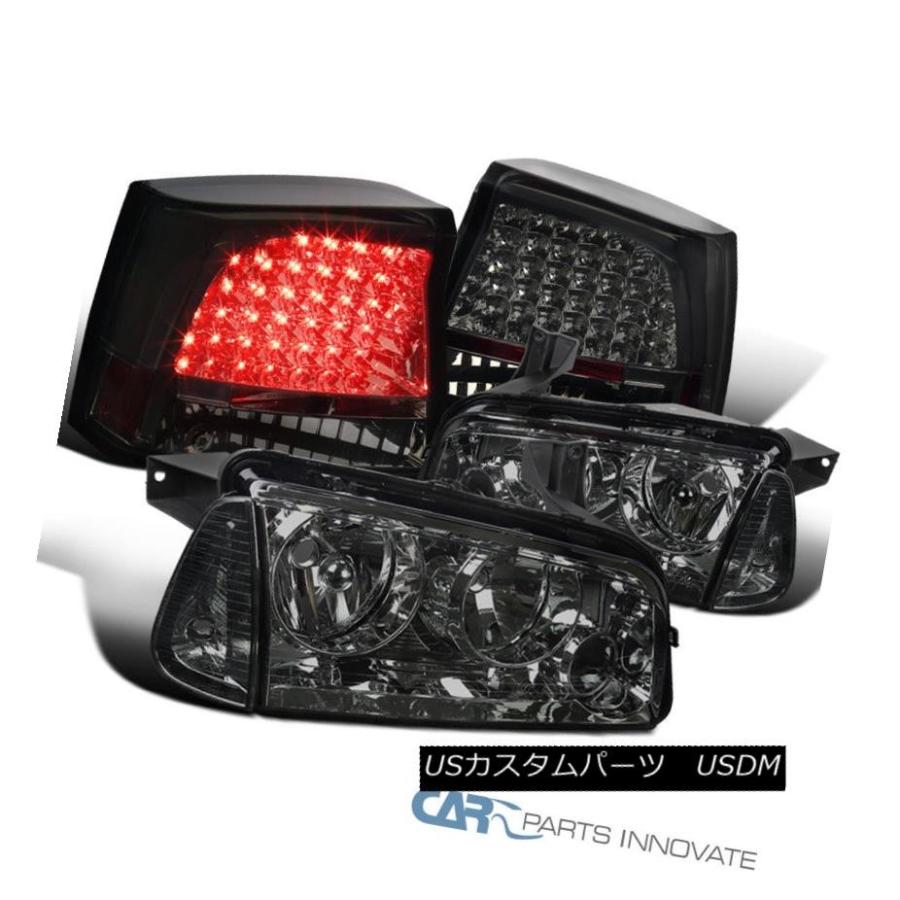 前照灯 ドッジ06-08申し受ける器の煙の水晶体の前照灯+ Cor   ner照明ランプ+ LEDテールブレーキライト Do ライト、レンズ-自動車-車、バイク、自転車