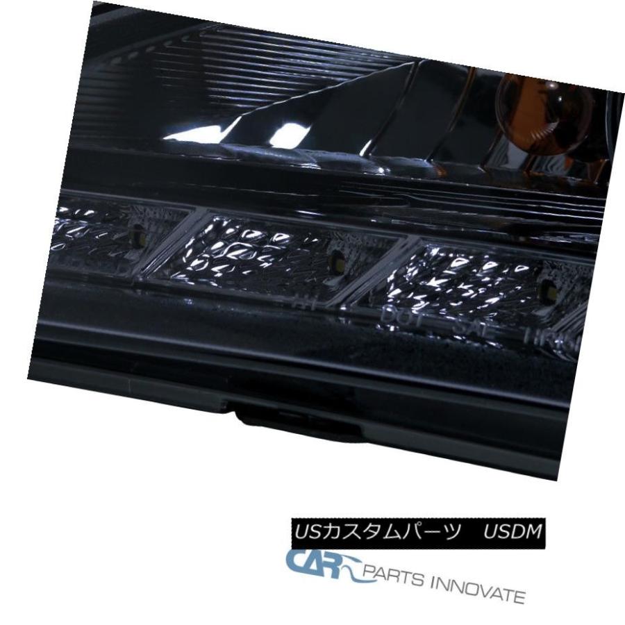 ヘッドライト Glossy Black Fit 10-12 Hyundai Genesis Coupe SMD LEDプロジェクターヘッドライト Glの画像