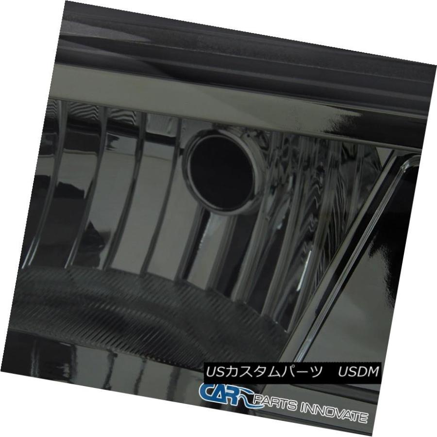 ヘッドライト 00-05シボレーインパラLSベースの煙レンズLED DRLヘッドライト着色ヘッドランプペア 00-05 Chevy Impala LSの画像