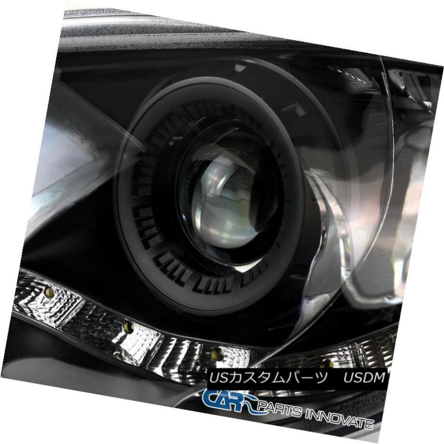 ヘッドライト スバル06-07インプレッサWRX R8 LED DRLプロジェクターヘッドライトランプブラック For Subaru 06-07 Imの画像