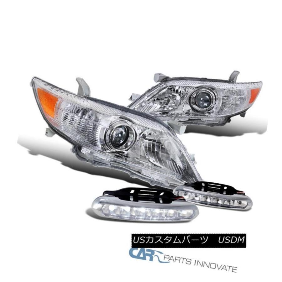 前照灯 トヨタ用10-11カムリクリアプロジェクターヘッドライト+ LEDフォグライトバンパーランプ For Toyota 10-11 Camr