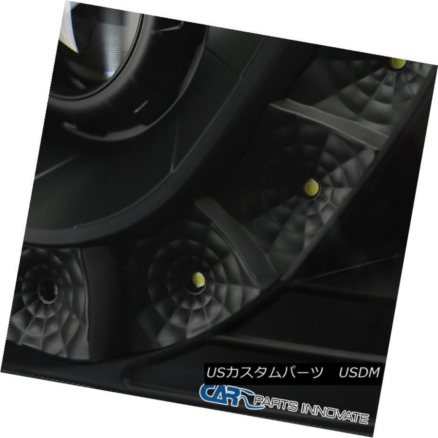 ヘッドライト フォード97-03 F150 97-02遠征ピックアップブラッククリアLED DRLプロジェクターヘッドライト Ford 97-03 F_2