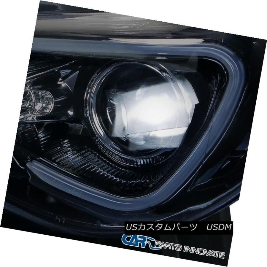 ヘッドライト 光沢のあるブラック12-17サイオンFR-Sのための86プロジェクターヘッドライトLED DRL＆amp; 信号 Glossy Blacの画像