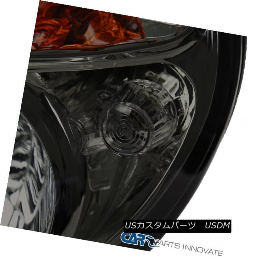 ヘッドライト 02-03フィットスバルインプレッサS202 WRX STIスモークティントヘッドライトヘッドランプペア 02-03 Fit Subarの画像