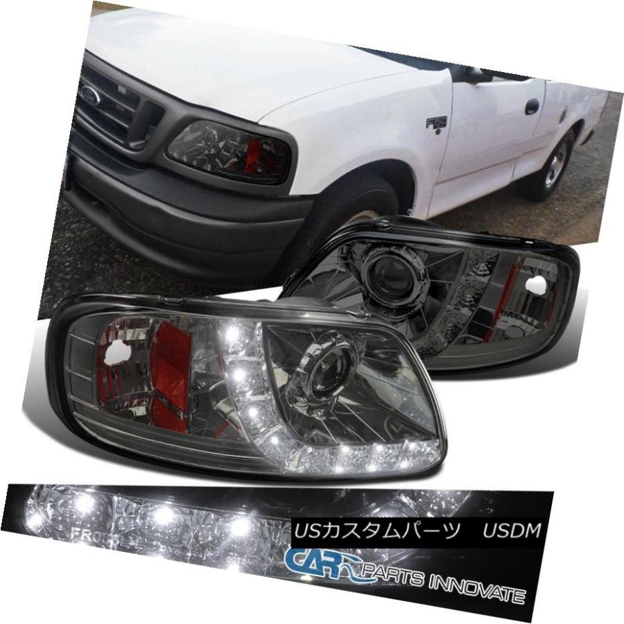 ヘッドライト フォード97-03 F150遠征煙レンズLED DRL 1 PCスタイルプロジェクターヘッドライト Ford 97-03 F150 Ex