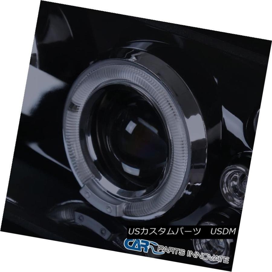 ヘッドライト Glossy Black Chevy 00-05インパラ交換用LEDハロープロジェクターヘッドライト Glossy Black Chevの画像