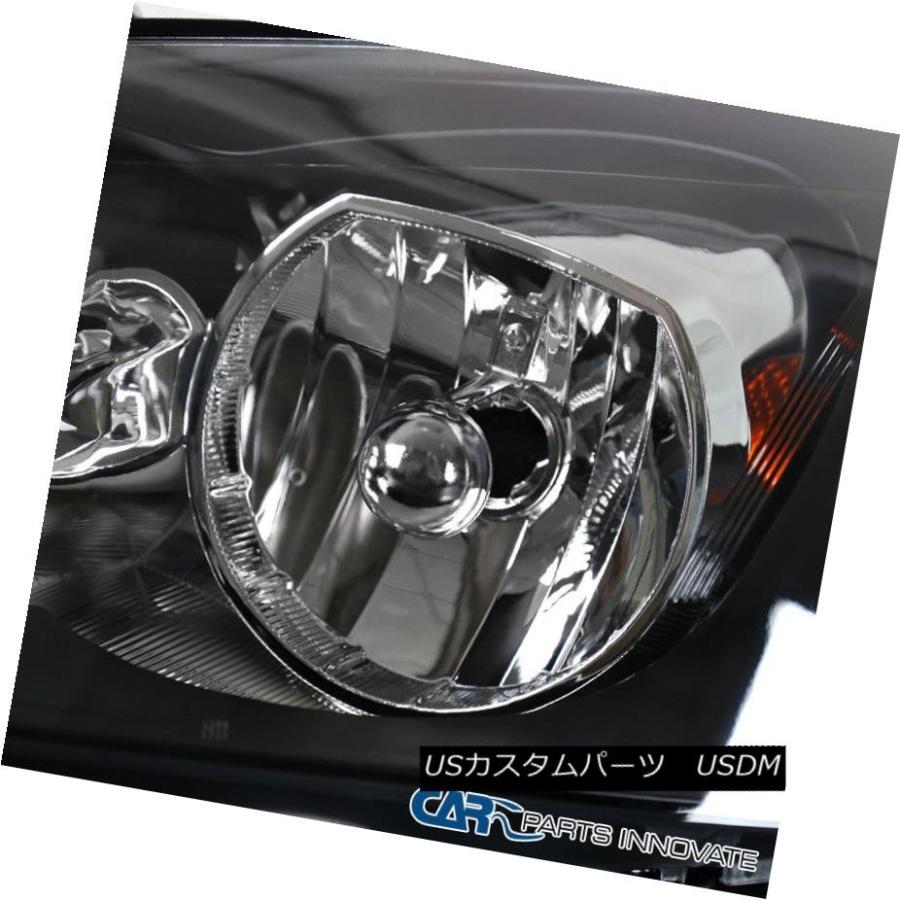ヘッドライト ブラックポンティアック2005-2010 G6ヘッドライトクリアシグナルヘッドランプ交換ペア Black Pontiac 2005-20の画像
