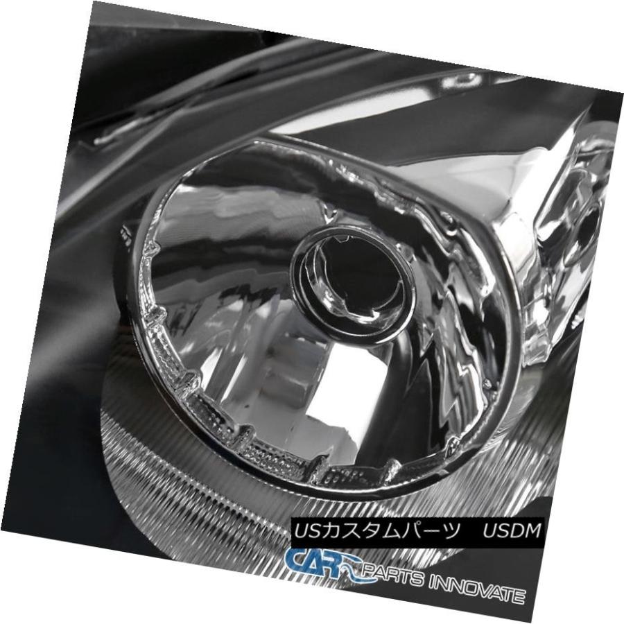 ヘッドライト ブラックポンティアック2005-2010 G6ヘッドライトクリアシグナルヘッドランプ交換ペア Black Pontiac 2005-20の画像