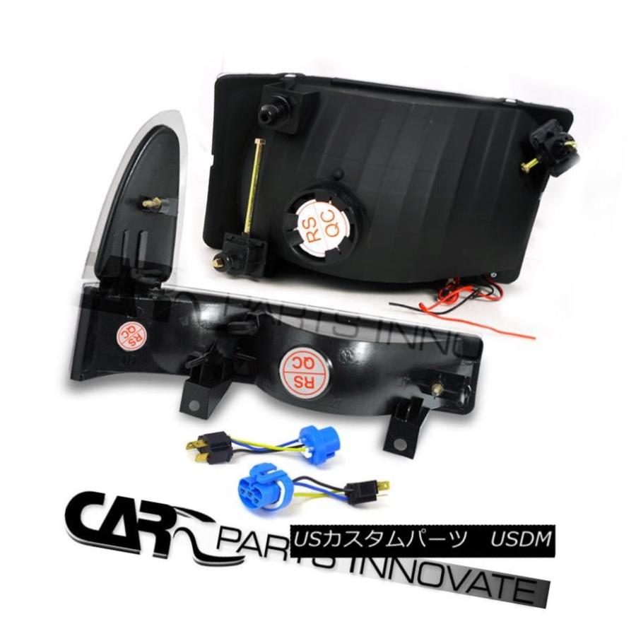 ヘッドライト 99-04 F250 F350 F450エクスカーションブラックSMD LEDヘッドライト+ Cor wbr>  nerパの画像