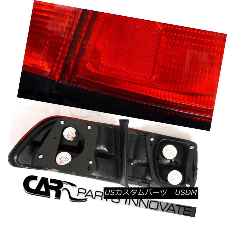 ヘッドライト Fit 96-98 Honda Civic 2Drスモークレンズヘッドライト+レッドスモークリアテールブレーキランプ Fit 96-98の画像