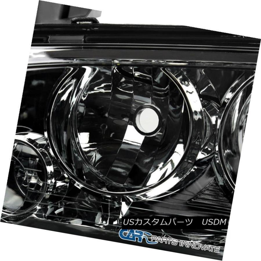 ヘッドライト ドッジ06-10充電器の煙のヘッドライト+コーナーランプ+ブラック8 LED DRLフォグライト Dodge 06-10 Chargerの画像