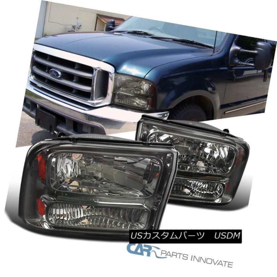 ヘッドライト フォード99-04 F250 F350スーパーDuty00-04 Excursio  n煙1PCヘッドライトヘッ