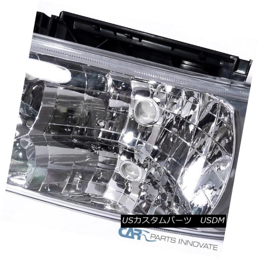 ヘッドライト 99-02 Chevy Silverado Clear Headlights + Bum   /信号+光沢のあるの画像