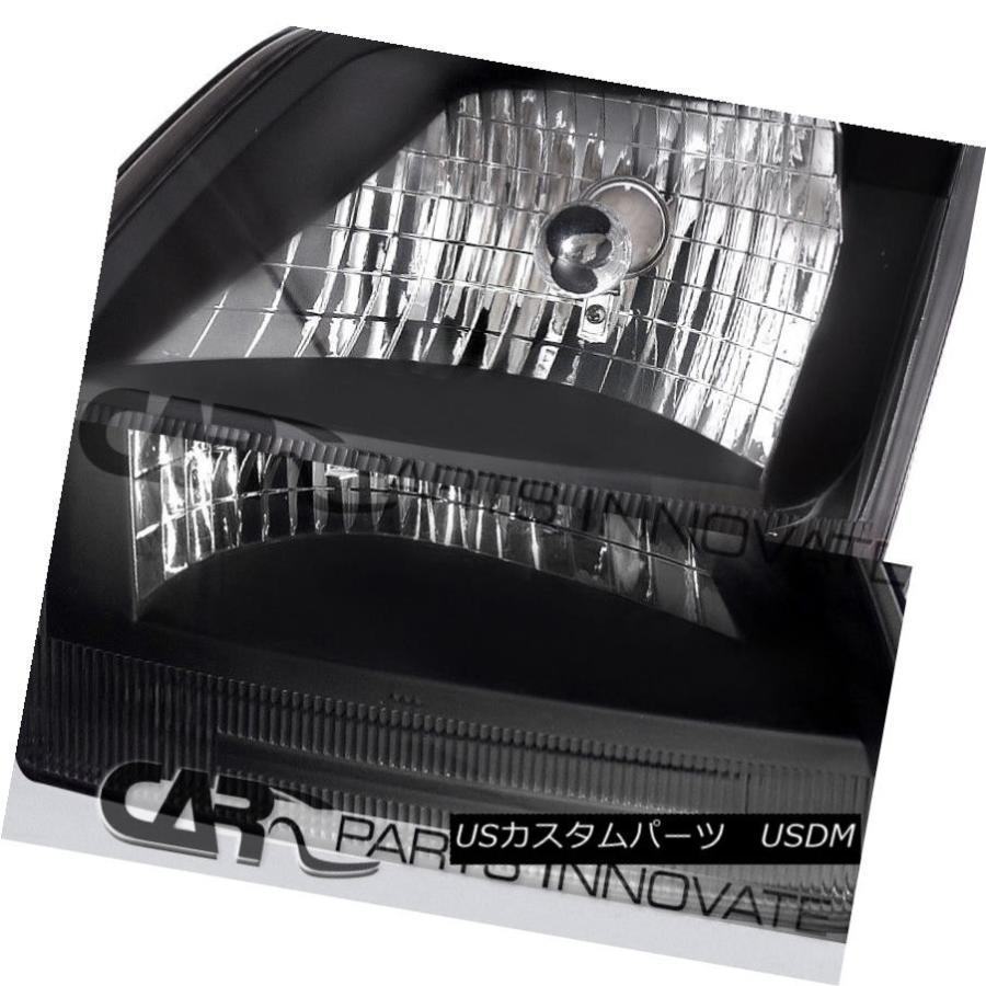 ヘッドライト 1997-2000 F150 Flareside Blackヘッドライト+ Cor   nerランプ+クロムテーの画像