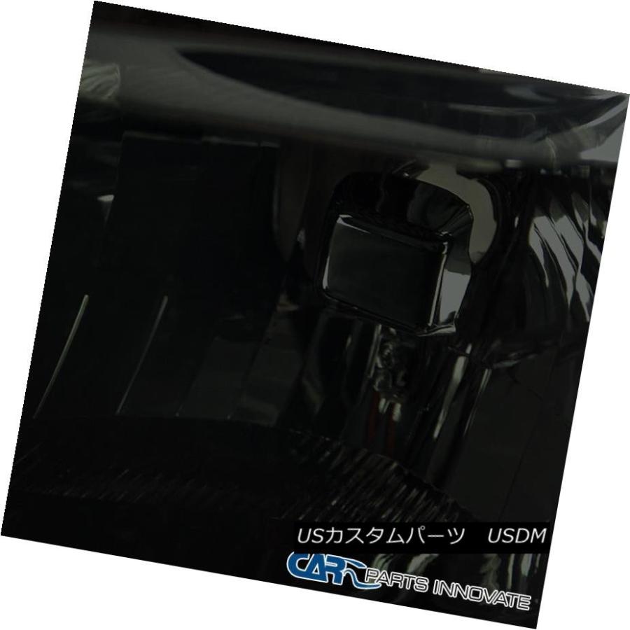 ヘッドライト 08-10 Ford F250 F350 F450ピックアップスモークヘッドライト+ 6-L   ED DRLフの画像