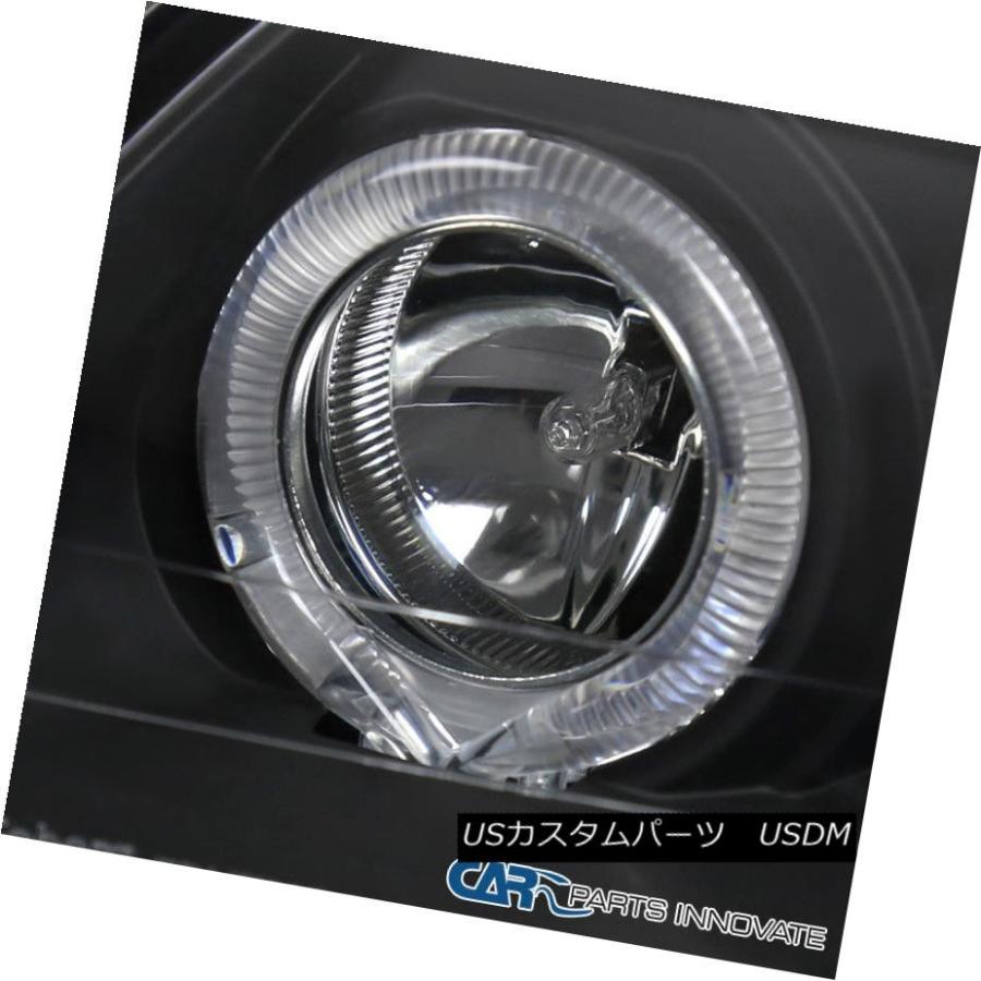 ヘッドライト フォード99-04ムスタングブラックハロープロジェクターヘッドライト+ LEDフォグライトバンパーランプ Ford 99-04 Mustの画像