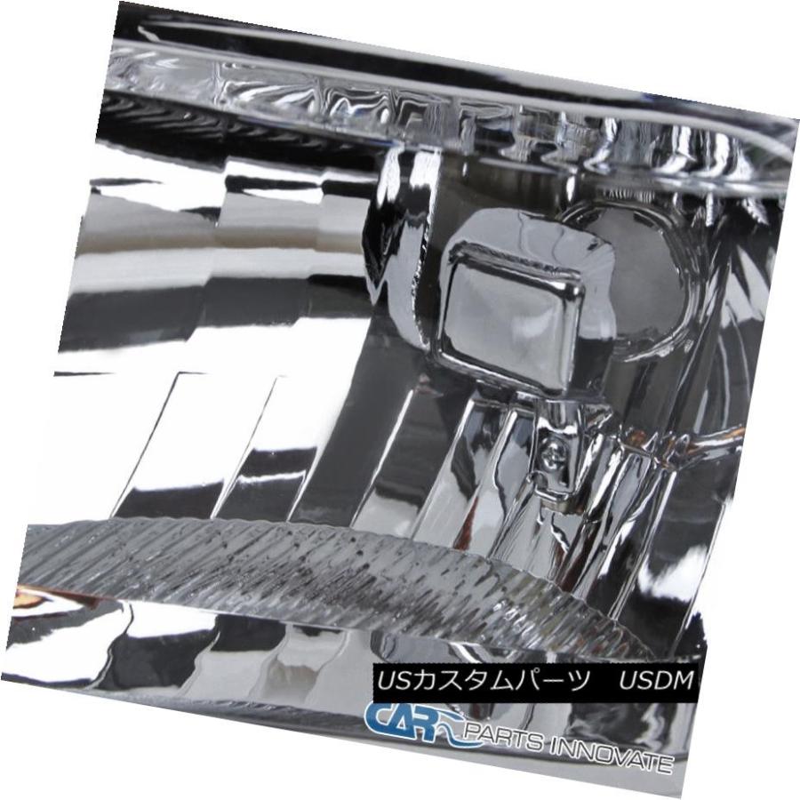 ヘッドライト 08-10 Ford F250 F350 F450ピックアップクロームヘッドライト+ 8-L   ED DRLフの画像