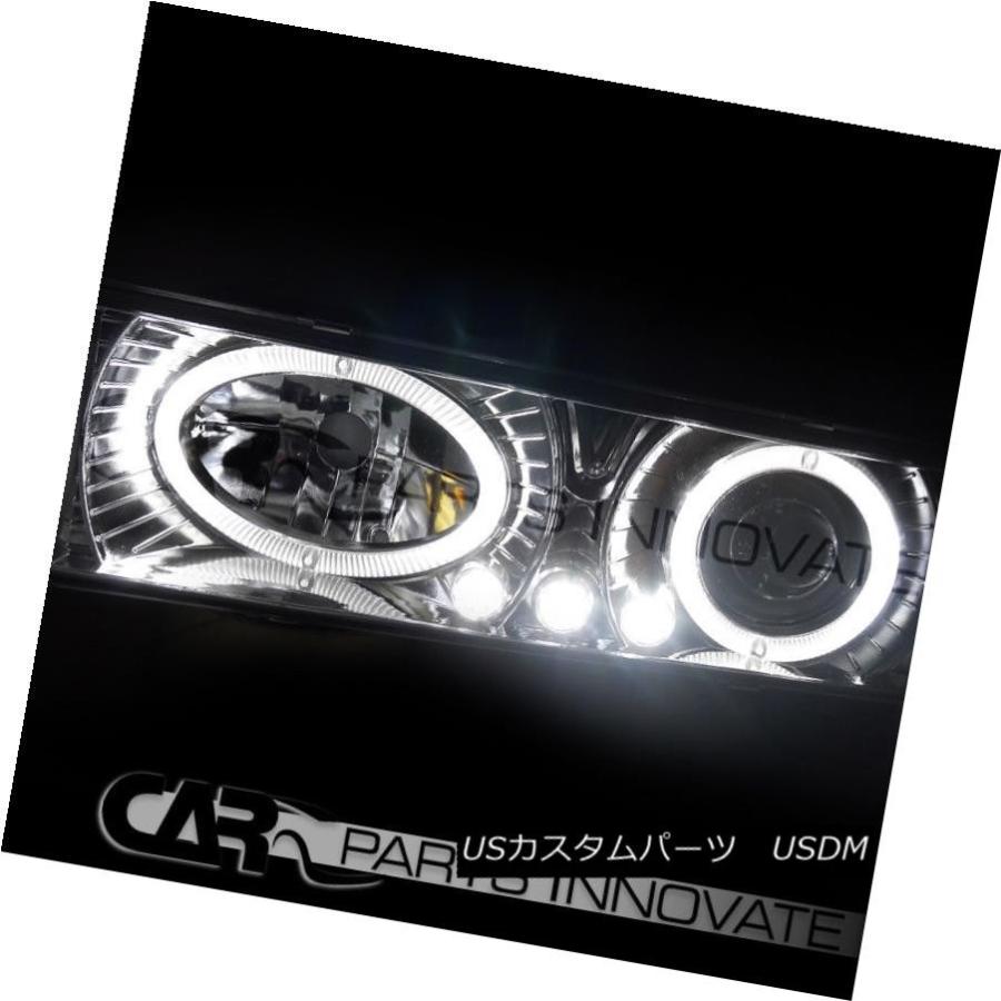 ヘッドライト 88-93シボレーGMC C10 C / Kピックアップクロームプロジェクターヘッドライト+ Cor   nerの画像