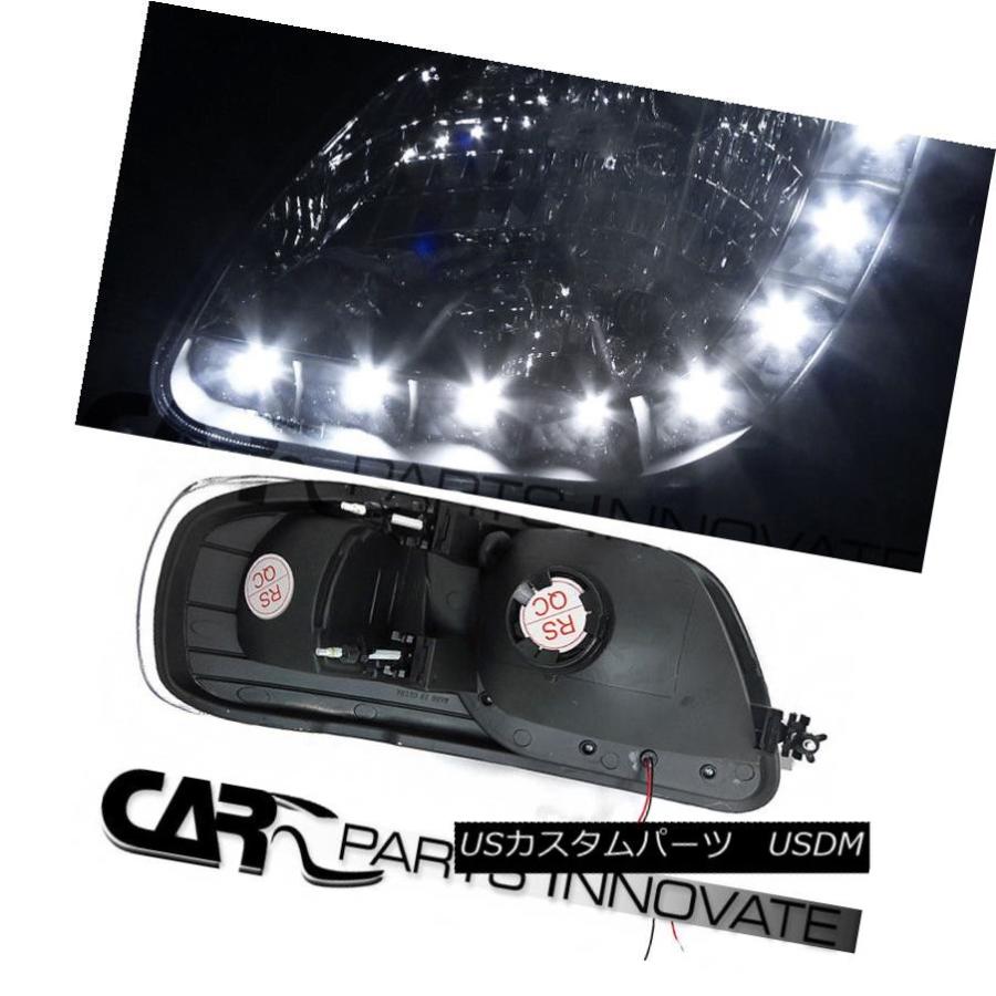 ヘッドライト 97-03フォードF150クロムSMD LED DRLヘッドライト+ 3D Altezzaリアテールランプ 97-03 Ford F15の画像