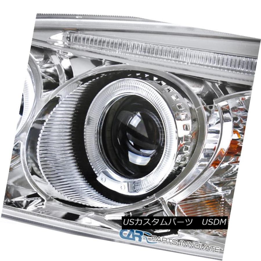 ヘッドライト フィットホンダ01-03シビック2 / 4DrクリアLEDハロープロジェクターヘッドライトランプ左右+ Fit Honda 01-03の画像