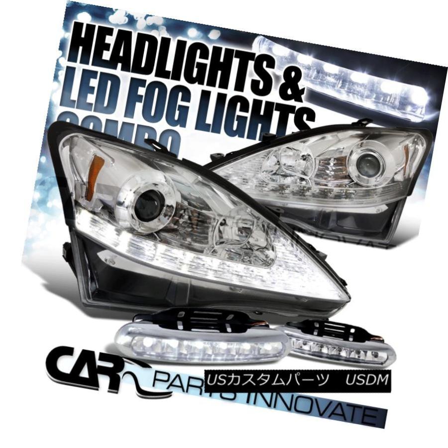 ヘッドライト 06-09 Lexus IS250 IS350クリアSMD LEDシグナル