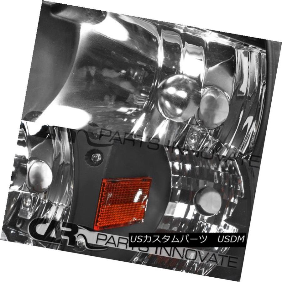 ヘッドライト 1994-2001 Ram 1500 2500 3500ブラッククリアLED DRLヘッドライト+スモーキーの画像