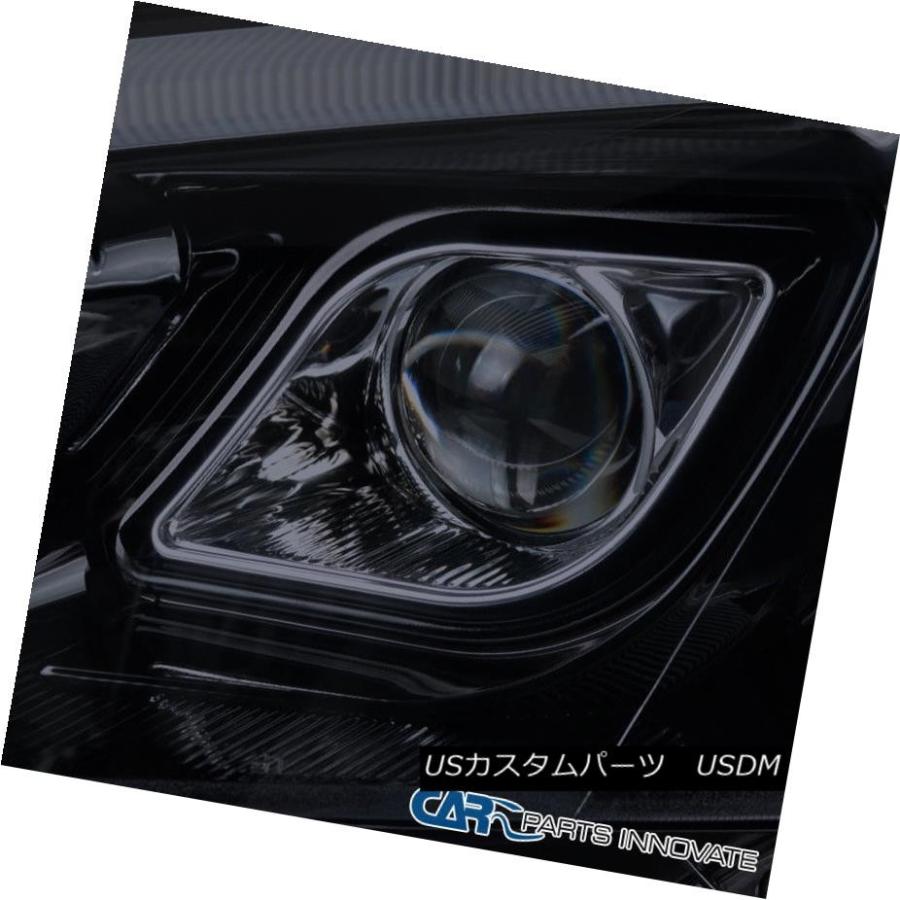 ホンダ、CR−V左右ヘッドライト ヘッドライト 07-11ホンダCR-V CRV光沢ブラックプロジェクターヘッド