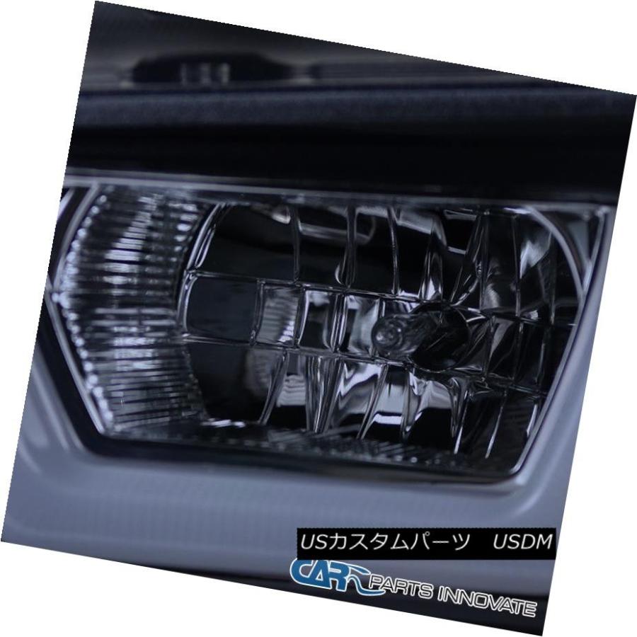 ヘッドライト Dodge 11-14 Charger Glossy Black \"Iced LED Halo\" DRLプロジェクターヘッドライトランプの画像