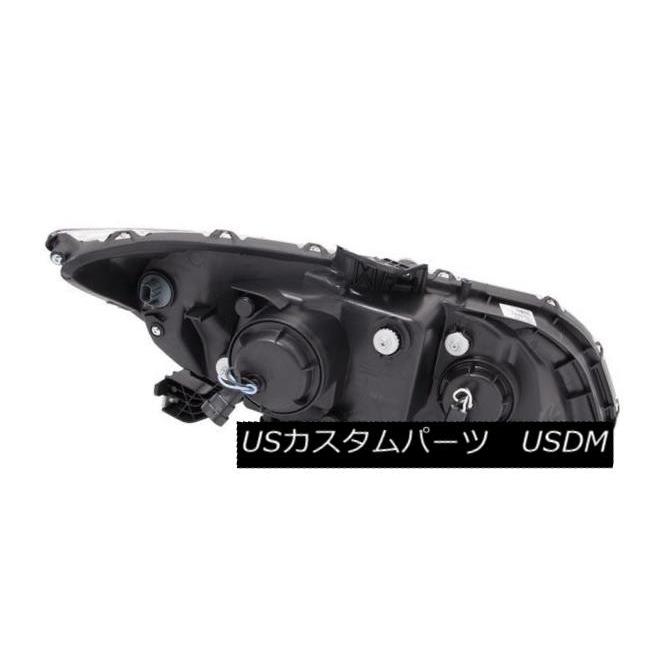 ヘッドライト ANZO 121479ホンダシビック用ブラックUバースタイルプロジェクターヘッドライト2個セット ANZO 121479 Set of_1