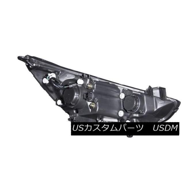 ヘッドライト ANZO 121476 Hyundai Accent 4-Door用ブラックハロープロジェクターヘッドライト2個セット ANZO 121_1