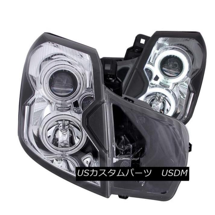 ヘッドライト ANZO 121418 Cadillac CTS用クロームCCFLハロープロジェクターヘッドライト2セット ANZO 121418 Se