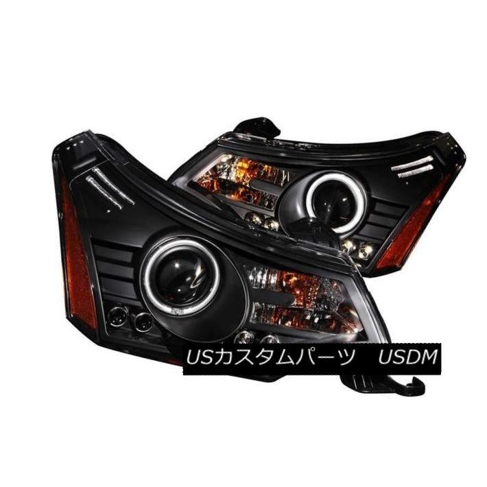 ヘッドライト ANZO 121272 08-11 Ford Focus用の2つのCCFLハロープロジェクターヘッドライトセット ANZO 121272