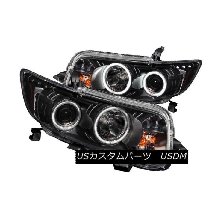 ヘッドライト ANZO 121280 08-10 Scion XB用黒色CCFLハロープロジェクターヘッドライトセット ANZO 121280 Set