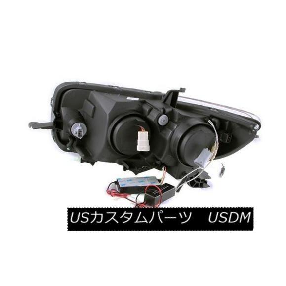 ヘッドライト ANZO 121280 08-10 Scion XB用黒色CCFLハロープロジェクターヘッドライトセット ANZO 121280 Set_1