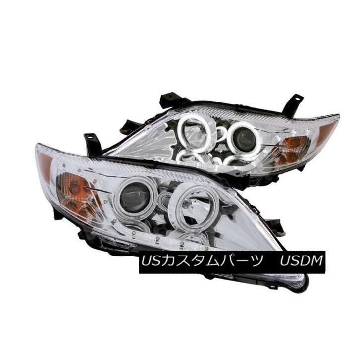 ヘッドライト ANZO 121441 10-11カムリ用クロームCCFLハロープロジェクターヘッドライトのセット ANZO 121441 Set of