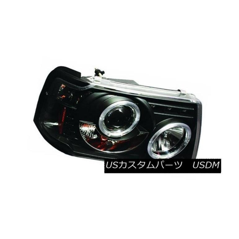 ヘッドライト IPCW CWS-507B2 01-11 Ford Ranger用ブラックハウジングプロジェクターヘッドライトのペア IPCW CWS-