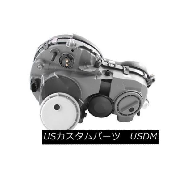 ヘッドライト ANZO 121086 00-2 Mercedes-Benz E-Class用2つのクロームプロジェクターヘッドライトセット ANZOの画像