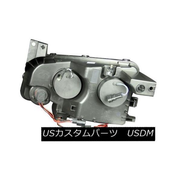 ヘッドライト ANZO 121218 06-10充電器用の黒色CCFLハロープロジェクターヘッドライト2個セット ANZO 121218 Set ofの画像