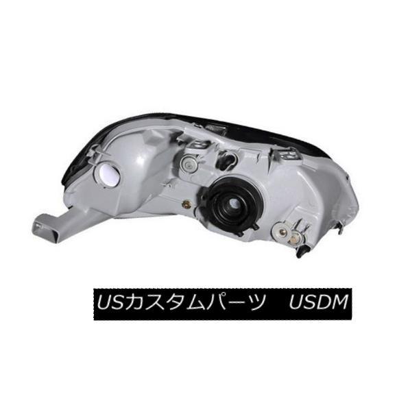 ヘッドライト ANZO 121161ホンダシビック96-98用クロームクリスタルヘッドライト2個セット ANZO 121161 Set of 2 Chの画像