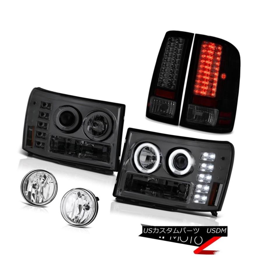 前照灯 CCFL Tech前照灯L.E.D後ろ側テールランプ10 11 12 GMC Sierra Denaliバンパーフォグ CCFL T
