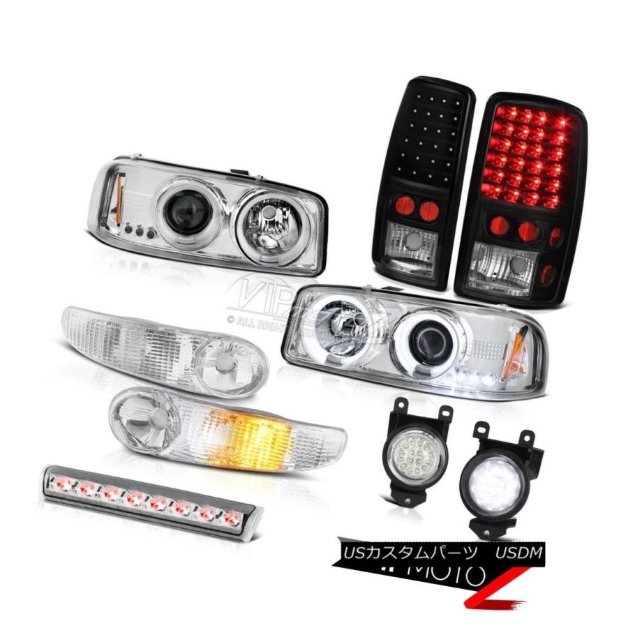 ヘッドライト GMCデナリヘッドランプバンパーLEDテールライトフォグ第3ブレーキLED SMD 2001-2006ユーコン GMC Denali H